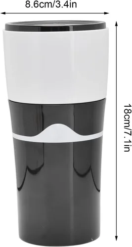 Vista 7 de Cafetera de goteo portátil para viajes, cafetera de goteo K Cup, máquina de café por goteo, cafetera portátil para viajes y campamento