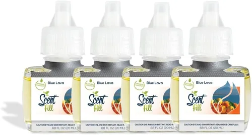 Vista 13 de Scent Fill Ambientador enchufable de sidra de manzana, 4 recambios de aceite perfumado
