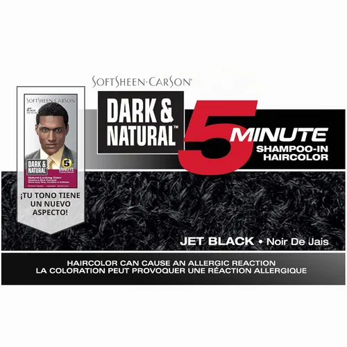 Vista 9 de SoftSheen-Carson Dark & Natural Champú-Tinte para el Cabello de 5 Minutos, Negro Azabache