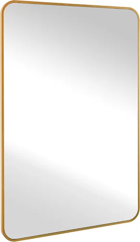 Vista 13 de CULER Espejo de pared de baño, espejo rectangular de vidrio templado moderno de 20 x 30 pulgadas para dormitorio, sala de estar, entrada