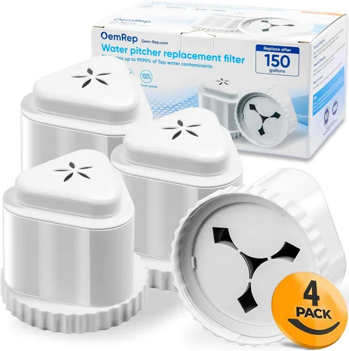 Vista 8 de 1 paquete de filtro de repuesto para jarra de filtro de agua EPIC, jarra de filtro de agua compatible con Aquagear Seychelle, sin BPA. Elimina