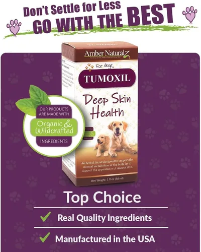 Vista 5 de Amber NaturalZ - TUMOXIL - Bumps Be Gone - para Dogz - 1 onza