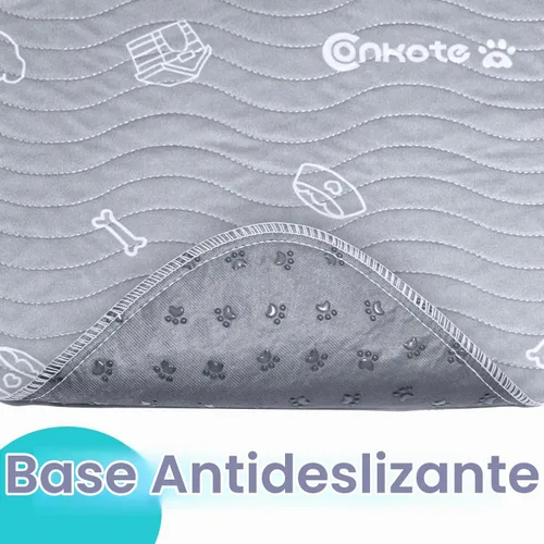 Vista 2 de Paquete de 2 almohadillas para orina de cachorros, de gran absorción, lavables para perros, almohadillas reutilizables para orina