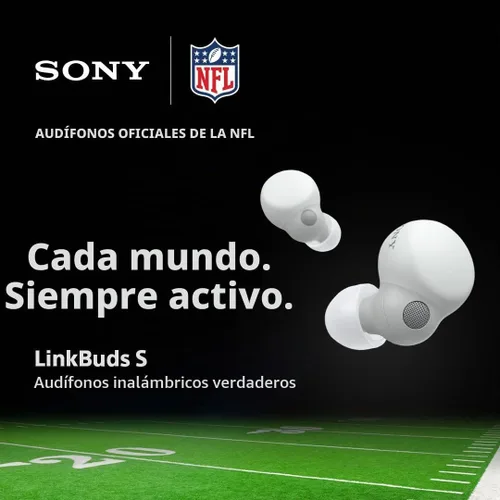 Vista 2 de Sony LinkBuds S - Auriculares de botón verdaderamente inalámbricos con cancelación de ruido con Alexa integrado, auriculares Bluetooth compatibles