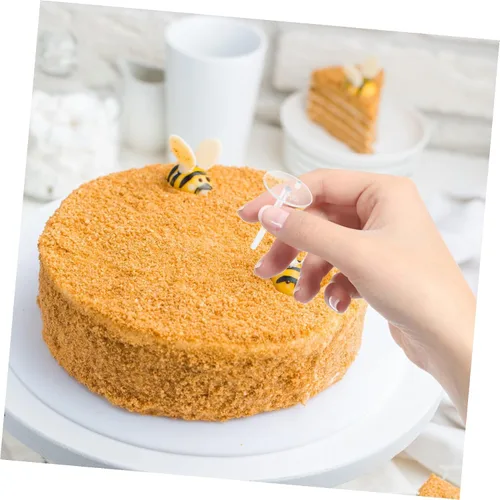 Vista 5 de FUOYLOO Soporte de fijación para decoración de pasteles de grado alimenticio, uñas de plástico para hornear y decorar manualidades, organizador