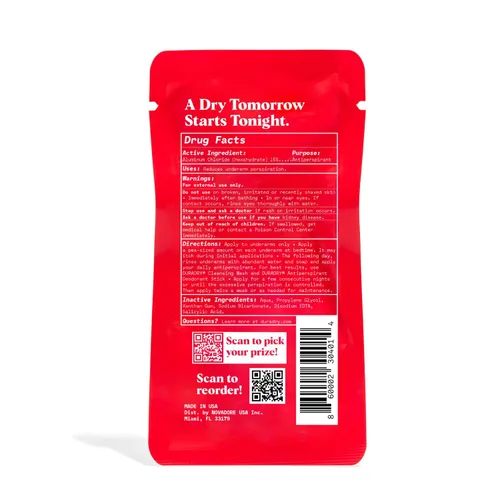 Vista 9 de Duradry Gel antitranspirante minimizador de sudor para hombres y mujeres, fuerza recetada, formulado para sudoración excesiva de axilas e