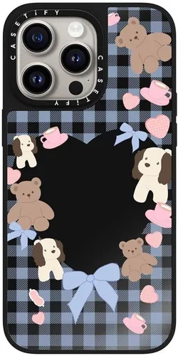 Vista 33 de CASETiFY Mirror - Funda para iPhone 15 Pro Max [reflectante, protección contra caídas de 4.9 pies/compatible con Magsafe] - Lindas impresiones