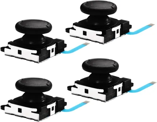 Vista 7 de iParto Paquete de 4 joystick de repuesto para Nintendo Switch Switch OLED Joycon Controller Joystick analógico para NS Switch Joy-Con con botón SL
