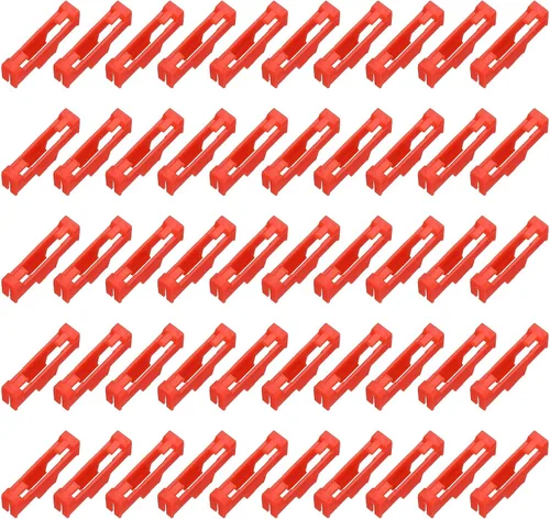 Vista 6 de MECCANIXITY 50 clips de cable servo, extensión servo de ABS, soporte de fijación de hebilla de cable de seguridad para RC avión, barco