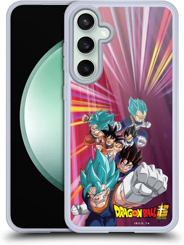 Vista 281 de Head Case Designs Funda de gel con licencia oficial de Dragon Ball Super Group Future Trunks Arc Characters [protección de grado militar] compatible