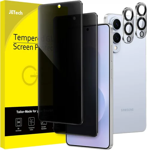 Vista 14 de JETech Protector de Pantalla de Privacidad para Samsung Galaxy S23 5G 6.1 Pulgadas con Protector de Lente de Cámara, Película de Vidrio Templado