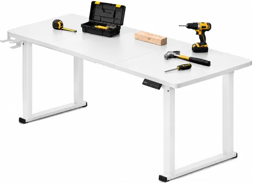 Vista 16 de 63" Dual-Motor Electric Height Adjustable Workbench Negro