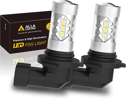 Vista 8 de Neblineros LED de repuesto de la marca Alla Lighting, 3030 SMD, luz amarilla