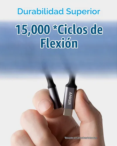 Vista 5 de Anker Adaptador de Audio USB C a 3.5mm, Cable de Nylon Macho a Hembra para Samsung S20/S20+/S20 Ultra, Pixel 4/+ 4XL, y Más Dispositivos Tipo C