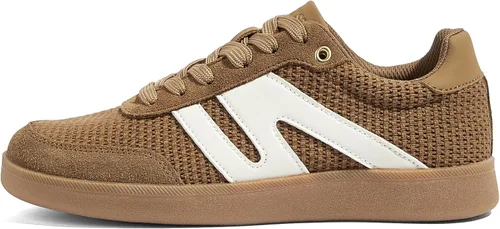 Vista 44 de LUCKY STEP Zapatillas de moda con suela de goma retro para mujer