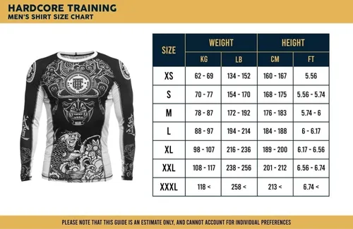 Vista 4 de Hardcore Training Guardia de erupción de compresión para hombre, manga corta, MMA, Jiu Jitsu No-Gi, apretada, BJJ Grappling, capa base de combate