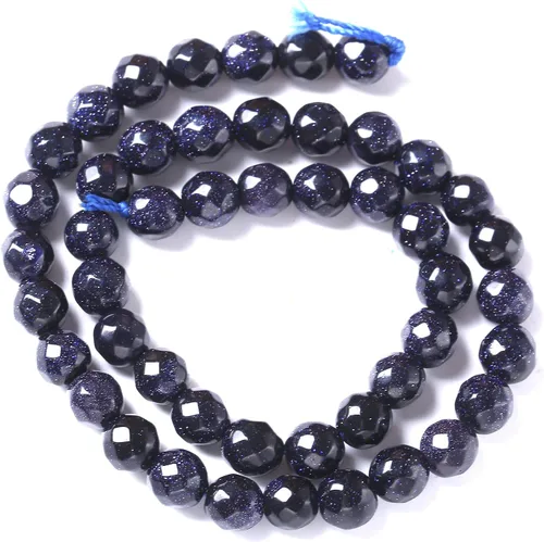 Vista 79 de 100 cuentas de piedra multicolor natural de 0.236 pulgadas (0.236 in), cuentas espaciadoras sueltas redondas para hacer pulseras, collares, aretes