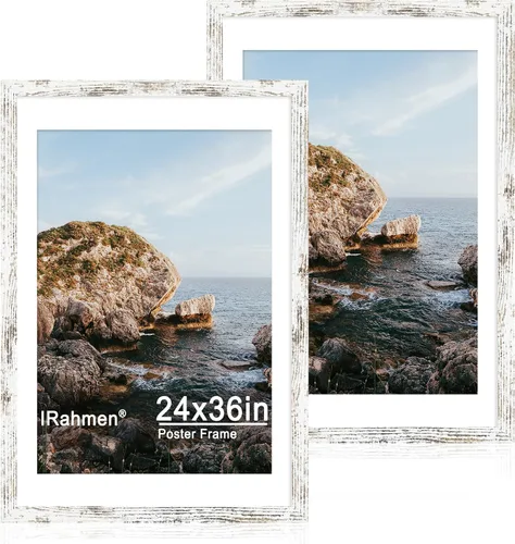 Vista 76 de iRahmen - Juego de 2 marcos de fotos de 4 x 6, marco de madera negro con cristal de alta definición, para mostrar fotografías de 3.5 x 5