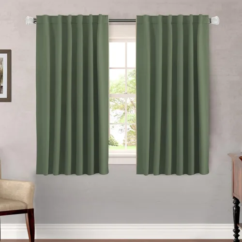 Vista 205 de H.VERSAILTEX Cortinas Opacas con Aislamiento Térmico, Paneles de Tratamiento de Ventanas que Oscurecen la Habitación, Cortinas Opacas para Sala