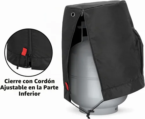 Vista 2 de SAMDEW Cubierta de tanque de propano para exteriores de 20 libras