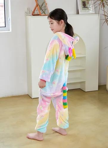 Vista 2 de Pijama de unicornio para niños, disfraz de Halloween