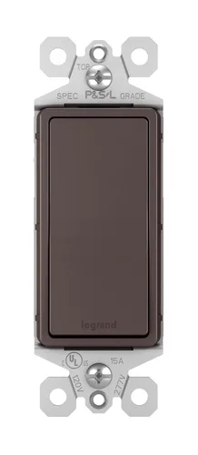 Vista 12 de Legrand - Pass & Seymour - Interruptor de luz radiante de 15 amperios, balancín de un solo polo de bronce oscuro, TM870DBCC10, 1 unidad