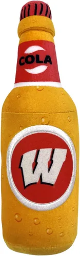 Vista 34 de NCAA Alabama Crimson Tide HOT Dog - Juguete de peluche para perros y gatos, juguete de peluche para perros y gatos con chirriador interior y hermoso