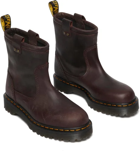 Vista 6 de Dr. Martens Botas de cuero unisex para adultos Anistone Lo de moda