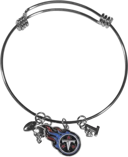 Vista 4 de Siskiyou NFL womens Charm Bangle Bracelet Color del