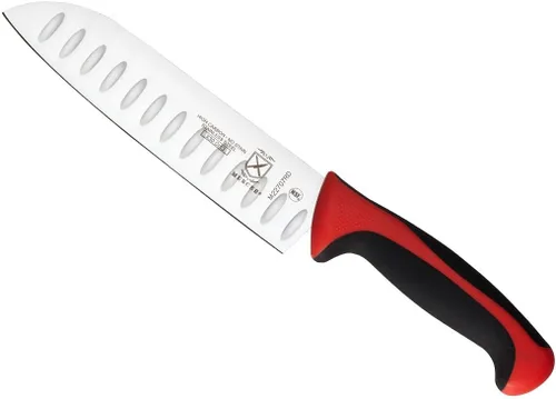Vista 44 de Mercer Culinary Mercer Cutlery Millennia - Cuchillo de chef de 8 pulgadas, codificado por colores, juego de cuchillos de 4 piezas, alto carbono