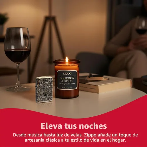 Vista 6 de Zippo - Encendedor de bolsillo cruzado Armadura San Benito Latón