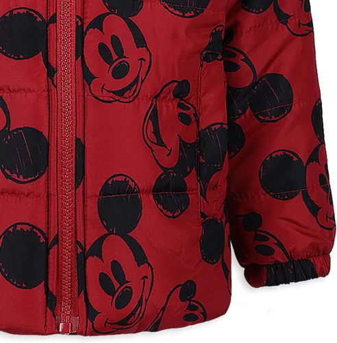 Vista 6 de Disney Chaqueta de Mickey Mouse para niños pequeños y pequeños, color rojo