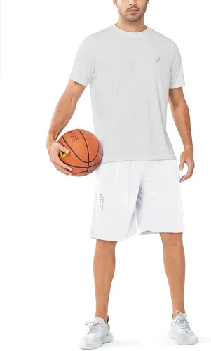 Vista 3 de NORTHYARD Pantalones cortos deportivos de baloncesto para hombre, de 5, 7, 10 pulgadas, para entrenamiento, gimnasio, secado rápido, pantalones