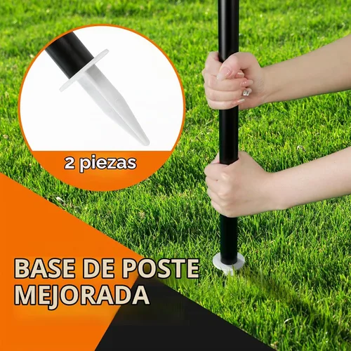 Vista 6 de 12ft Badminton Net Set for Backyard Easy Setup & High Stable