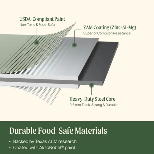 Vista 4 de Vego Garden Kits de cama de jardín elevada de 26" extra alta, caja de maceta elevada modular 4 en 1 para verduras, flores, frutas, cama de jardín