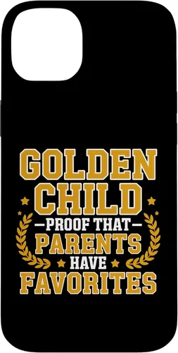 Vista 15 de Golden Child Mom's Favorite Gifted Kids Sibling Rivalry Art Case for iPhone 16