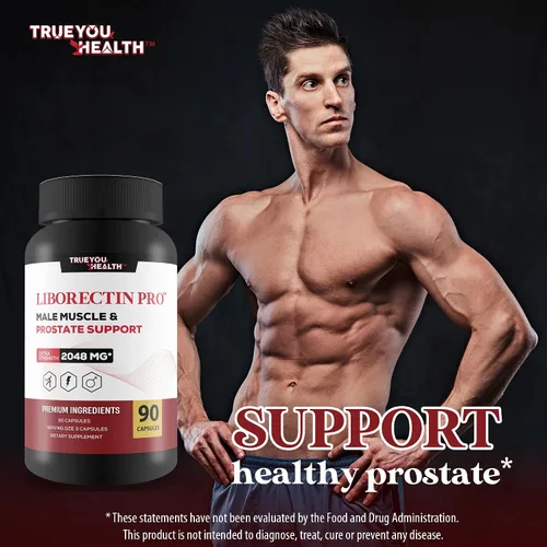 Vista 6 de Liborectin Pro - Soporte de próstata - Promueve la función saludable de la próstata con vitamina D, zinc, té verde - Potente fórmula de próstata