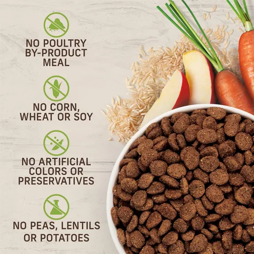 Vista 10 de Merrick - Alimento seco para perros con vitaminas y minerales añadidos para todas las razas, 4 libras, cordero
