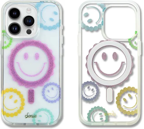 Vista 29 de Sonix x Barbie Funda para iPhone 15 Pro Compatible con MagSafe Probada para caídas de 10 pies Golden Hour