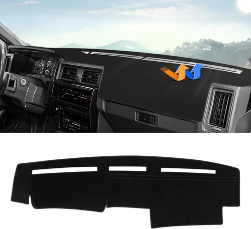 Vista 27 de Autorder - Tapete para salpicadero para 2007-2013 Chevy Chevrolet Silverado/GMC Sierra con dos guanteras, accesorios, cubierta de salpicadero
