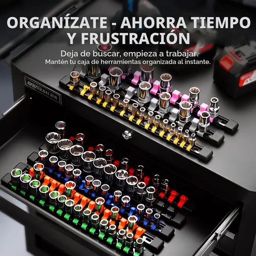 Vista 7 de Reniteco Juego de organizador de enchufes, paquete de 3, unidad de 1/2" x
