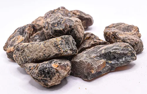 Vista 5 de HQRP 5 piezas de piedras en bruto ámbar negro miel natural fosilizado árbol resina piedras preciosas fósiles cristales minerales - Indonesia