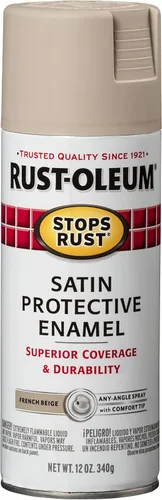 Vista 26 de Rust-Oleum 7776830 - Pintura en aerosol para prevención del óxido, 12 onzas, negro plano