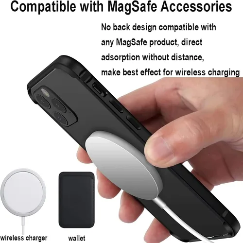 Vista 6 de Funda de metal para iPhone 15 Pro, aleación de aluminio + marco de parachoques de TPU, ajuste delgado, sin respaldo, excelente disipación de calor
