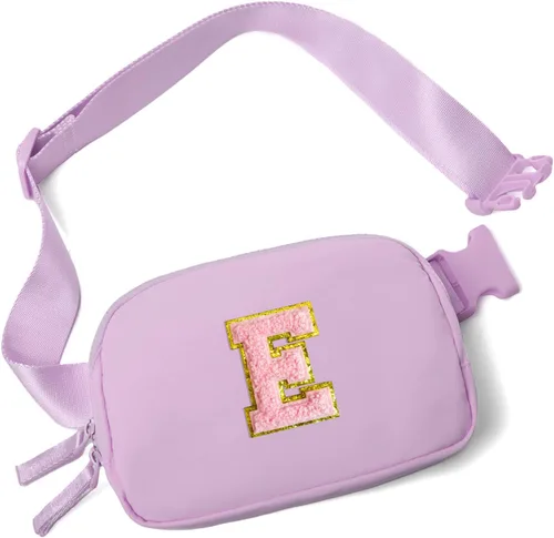 Vista 18 de Riñonera para mujer, con cremallera bidireccional, riñonera de moda para todas partes con correa ajustable, regalos para adolescentes, niñas Beige