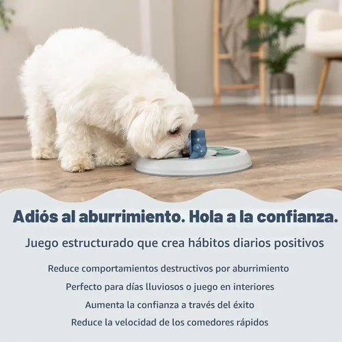 Vista 4 de TRIXIE Juguete interactivo de actividad para perros, juego de rompecabezas de comida de nivel 2, dispensador de golosinas para burlas cerebrales