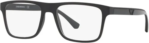Vista 2 de Emporio Armani Men's Ea4115 Prescription Eyewear Frames with Two Interchangeable Sun Clip-ons Rectangular