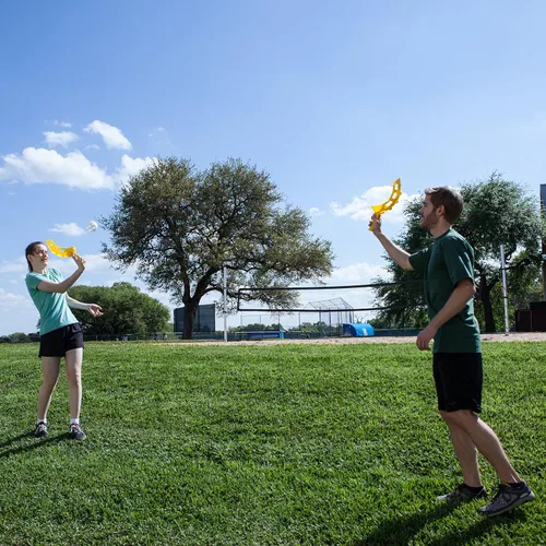 Vista 8 de Champion Sports Scoop Ball & Catch Games – Lightweight Plastic Toss & Catch Sets for All Ages