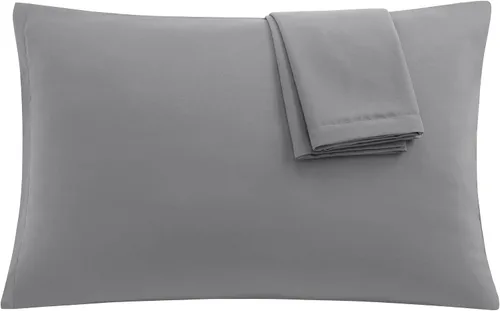 Vista 31 de uxcell Paquete de 2 fundas de almohada de microfibra suave serie 1800 con cremallera estándar (20 x 26 pulgadas), color dorado