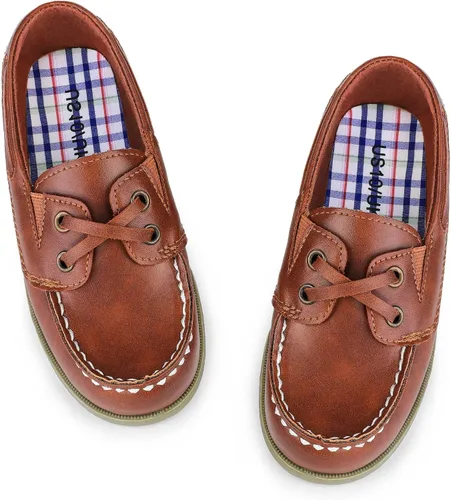 Vista 5 de HOMEHOT Zapatos de vestir para niños zapatos casuales para la escuela mocasines para niños niños pequeñosniños grandes